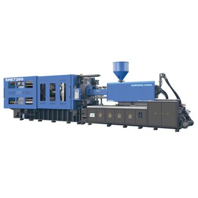 China SANSHUN Horizontal Servo Energy Saving Plastic Injection Molding Machinery SHE728G Basket Weaving Machine for sale