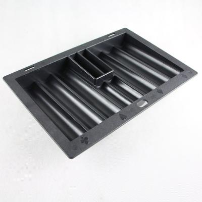 China Deluxe Black 350 ABS Poker Dealer Chip Tray for sale