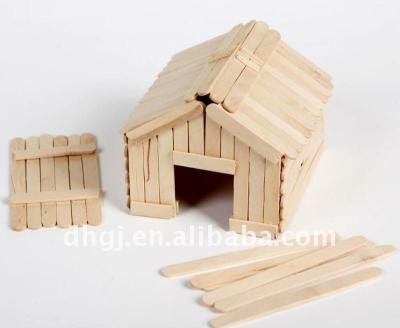 China 150mm wooden toy farm house by ice cream stick 114mm for sale