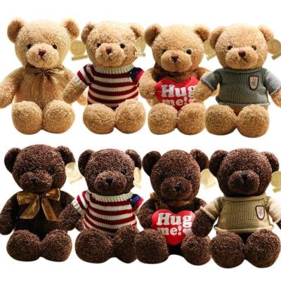 China Wholesale Teddy Bear Doll Plush Toy Sweater Bear Pillow Rag Doll Wedding Gift Bear Plush Toy 21 for sale