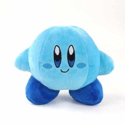 China 1 Kawaii Anime Character Kirby Cute Star Kirby Blue Plush Toy Doll Cartoon Child for sale