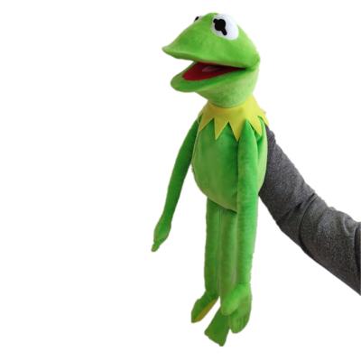 China Plush Toy Big Hand Puppet of 7 Kermit Frog Doll Sesame Street for sale