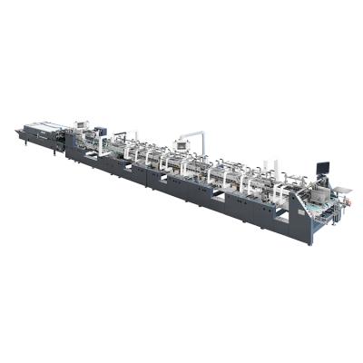 China Food China Factory High Speed ​​Automatic Fruit Carton Box Full Automatic Folder Gluer Machine for sale