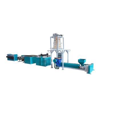 China Wholesale High Productivity Center Plastic Rope Rewinding Plastic Sheet Plastic Rope Chain Making Machine for sale