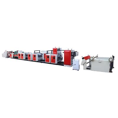 China Bag Printing High Productivity Wholesale Bag Printing Non Woven Fabric Paper Cups Flexo Printing Machine for sale