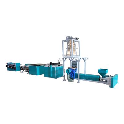 China New High Productivity Plastic Rope Listing Center Rewinding Plastic Sheet Plastic Rope Making Machine for sale