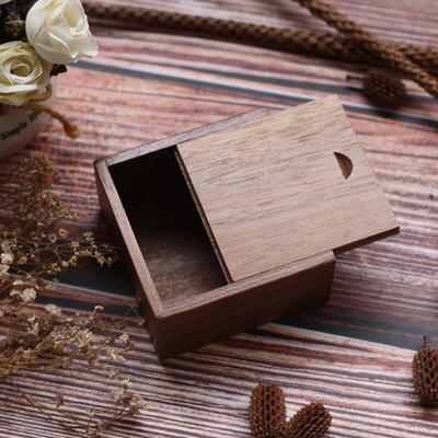 China Handmade Wooden PHOTO&USB Box Wedding Photography Packaging Boxes for sale