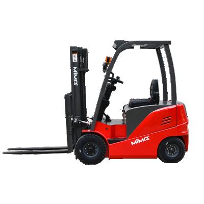 China China MiMA Electric forklift 2.5T 3-6M with side shifter hydraulic brake rubber tire Shimadzu hydraulic component AC motor for sale