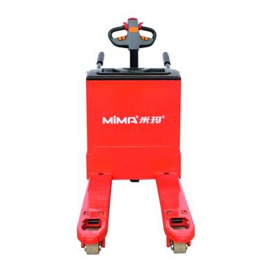 China Electric forklift 2 tons electric pallet trucks electric pallet jack with the pedal Te koop