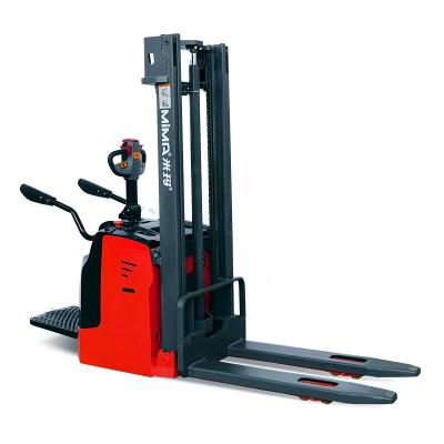 China MiMA Compact Electric Pallet Stackers AC Power Supply 1.5-2 Tons Capacity With EPS Steering CE Certificated Fork lifter for sale