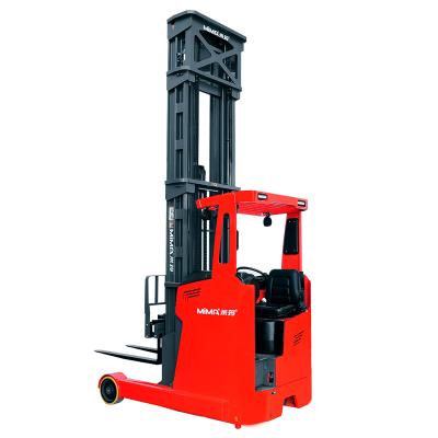 China Chinese MIMA fell AC systems 3000kg load Electric Seated Reach Truck for duplex mast for sale