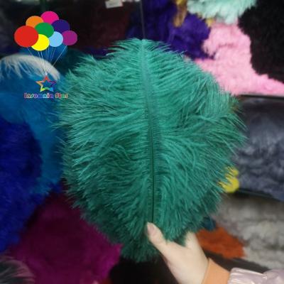 China Ostrich feather 100Pcs Dusty Green new 20-25CM 8-10 strich feathers for crafts wedding accessories decoration ostrich feather decor feathers for sale