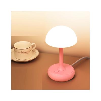 China Modern Wholesale Recheargable Mushroom Bedside Study Night Table Modern Eye Shield Led Lamp for sale