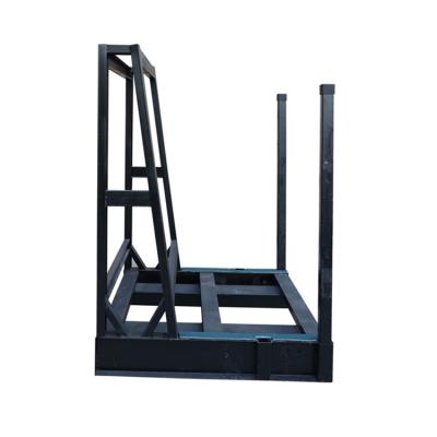 China Other Hot Selling Black Steel Single Sided Good Quality A-frame Heavy Duty Transport Rack For Slab Storage for sale