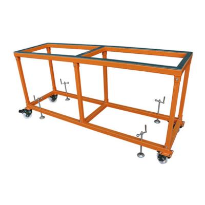 China / New Type Orange/Customized Steel Work Table For Processing Work Bench Granite Stone Work Table for sale