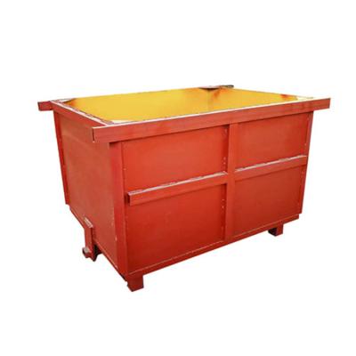 China / Red Steel Dump / Customized New Type Container Waster Stone To Handle Recyclables for sale