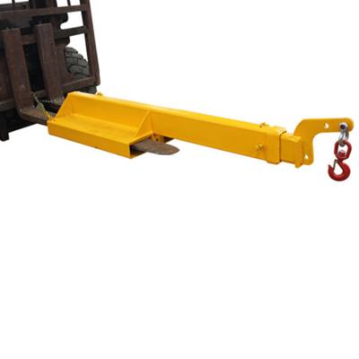 China Building Material Shops New Type Yellow / Low Price Customized Industrial Steel Forklift Boom Lifting Equipments for sale