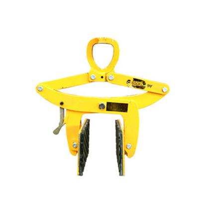 China New Customized Steel Items Hot Orange / 650kg A Grade Steel Scissor Clamp Stone Lifter Accessories for sale