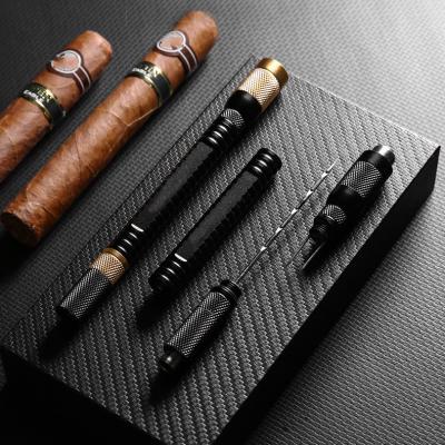 China New Arrival Manufacture Direct Selling Cigar Accessories Portable Cigar Punch Suction Enhancer Needle for sale