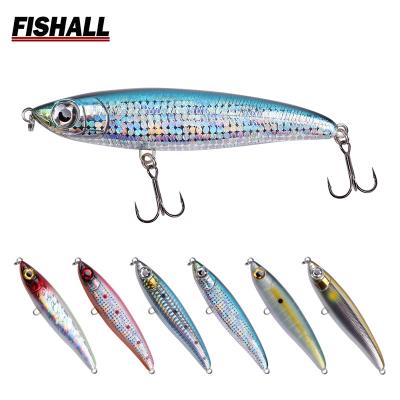 China Good Action Storm Stickbait Pencil Lure Wobbler Wobbler Rattle Swimming Swimming Bass Pike Bait Fishing 120mm 26g FP12 for sale