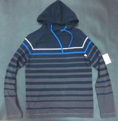 Cina Pullover a strisce tricottato camicia dei maglioni della lana degli uomini della primavera con il cappuccio in vendita