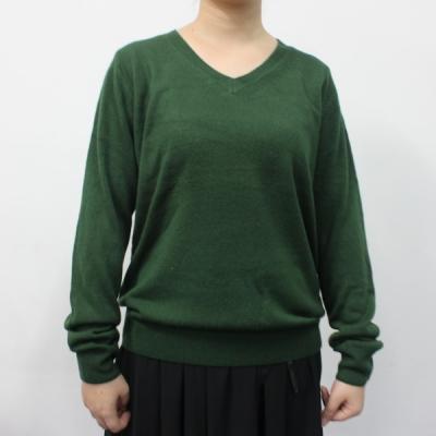 China Cashmere Ladies V Neck Sweaters / Big Sizes Womens Cotton Sweaters for sale