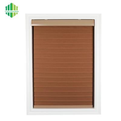 China Custom Minimalist Shangri-La Sun Indoor Blind Blackout Motorized Shangri-La Roller Shade For Window for sale