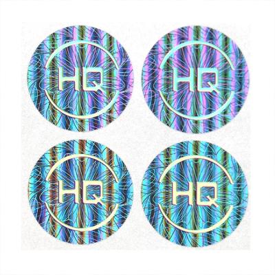 China Manufacturer Anti-Counterfeit Printing Private Logo Hologram Stickers Security Self Adhesive Labels for sale