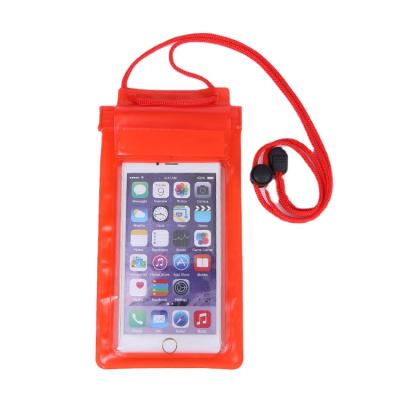 China Universal Cheap Price 6inch Waterproof PVC Zipper Fold Mobile Waterproof Bag For iPhone 8 Plus XS Max for sale