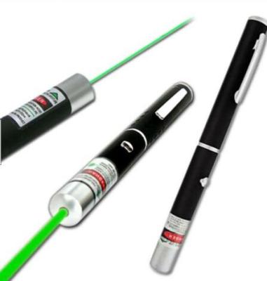 China Green Metal Laser Pointer Pen Light High Beam Bright Premium Grade Lazer for sale