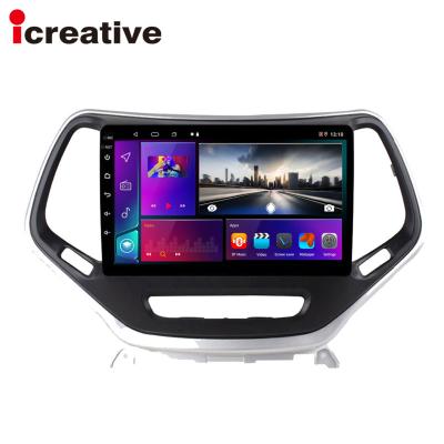 China Icreative 6+128GB Automotive Car Radio For Jeep Cherokee Android Carplay Multimedia Player GPS Navigation 4G WiFi 2014-2017 Touch Screen for sale