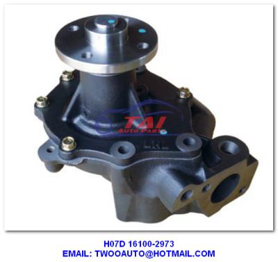 China Bomba de agua de Ho7d 16100-2973, bomba de agua de las piezas del motor del camión 16100-2973 H07d para Hino en venta