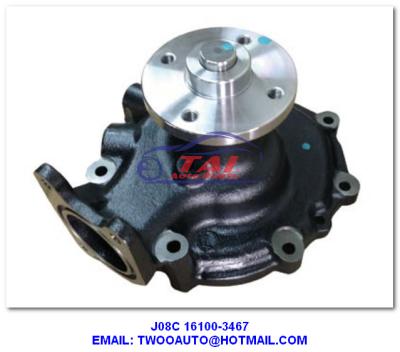 China Bomba de la dirección de poder del coche de J08C 16100-3467, motor de la bomba de agua de las piezas del motor J08C HINO J08C en venta