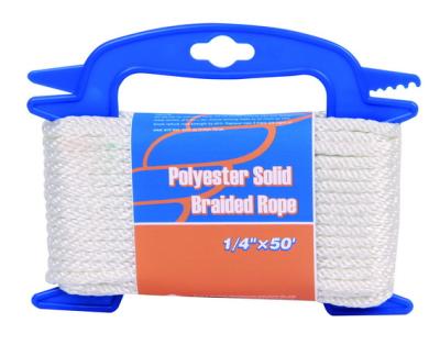 China PET Polyester Diamond Braided Rope / Polyester Braid Rope for sale