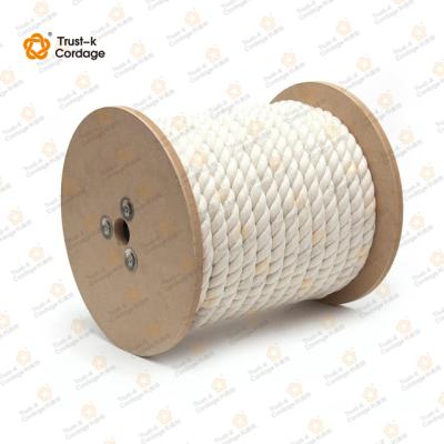 China New Type Eco - Friendly Natural Cotton 3 Color Strand Twist Packing Rope Low Price Eco - Friendly Cotton for sale