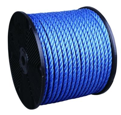 China PP Hot-selling 6mm Polypropylene Film 3 Strand Twisted Rope for sale