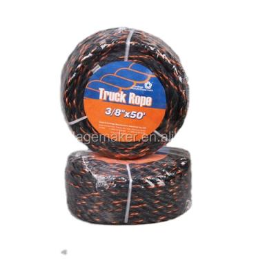 China PP Monofilament 3 Strand Twisted Rope / Truck Rope / California Truck Rope for sale