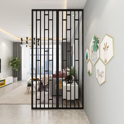 China Europe YDX Stainless Steel Black Titanium Brushed Screen For Home Decor Hotel Restaurant Porch Screen Partition for sale