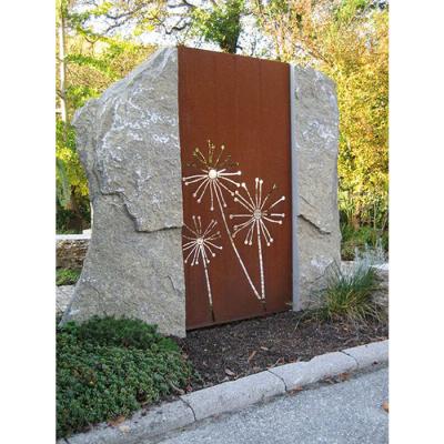 China Europe Outdoor Decorative Laser Cut Screens Made In China Garden Screens Corten Steel Privacy Screens for sale