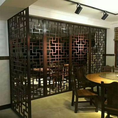 China Europe Modern Design Decor Hairline Stainless Steel Interior Room Divider And Screen Partition for sale