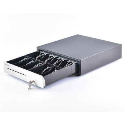 China Adjustable Position System Metal Cash Drawer Slide Front Lock Money Drawer 4B/8C RJ11 5 Series Bill 5 Parts for sale