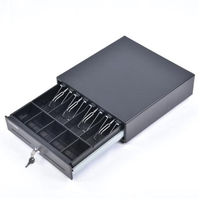 China POS POS System Cash Drawer, Heavy Duty Steel, RJ11 RJ12 Security Lock, Removable 5 Piece Bill 8 Tray N/A for sale