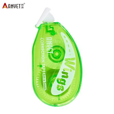 China One-Touch Cap Correction Tape For Student Stationery Factory Directly Sale Blank Correction Pen Tape for sale