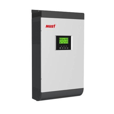 China 3000W 24VDC Hybrid Solar Inverter Built in MPPT 80A Solar Controller 300*468*130 for sale