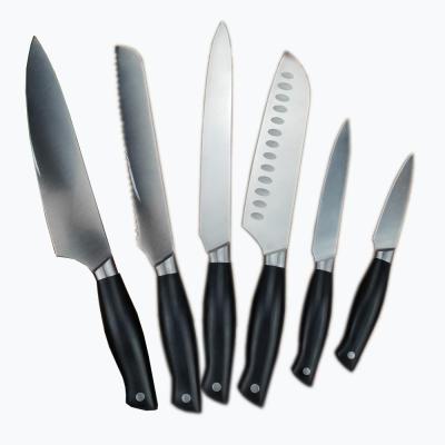 China New Hot Selling High Quality Messer 5pcs Steel Chef Kitchen Knife Set Viable With POM Handle for sale