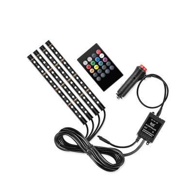 China Waterproof Radio Remote Control Led Decorate Atmosphere Light Led Strip Atmosphere Car Lights XC-E6 for sale