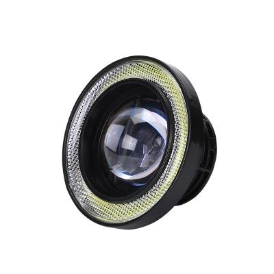 China High Quality Auto Led Lamp 12v All-aluminum Red Yellow Red Blue Lighting Fog Lights Led Angel Eyes XC-fog-003 for sale