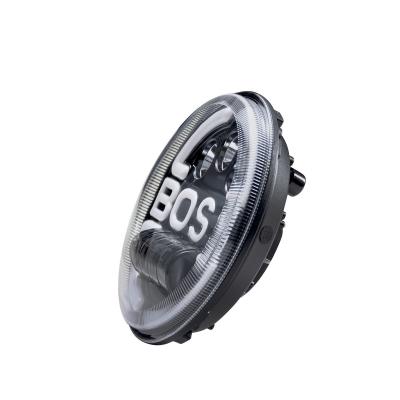 China Aluminum Round LED Aviation Light 75W 4 Eyes Car Motorcycle LED Headlight Off-Road Vehicle Light for sale