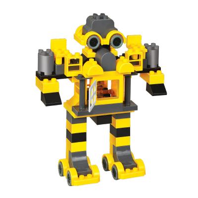 China DIY TOY 72PCS 2in1 Engineering Robot Scenario Design Blocks for sale