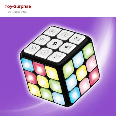 China FLASHING Rod Toys Magic Cube 7 Modes Playing Educational Challenge Brain And Finger Music And Voice Programming Group Game For Kid for sale